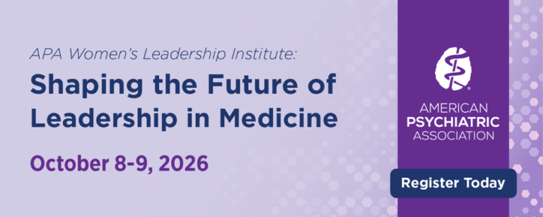 APA Women’s Leadership Institute, October 8-9